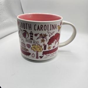 Starbucks South Carolina Mug Been There Series ,White,14oz